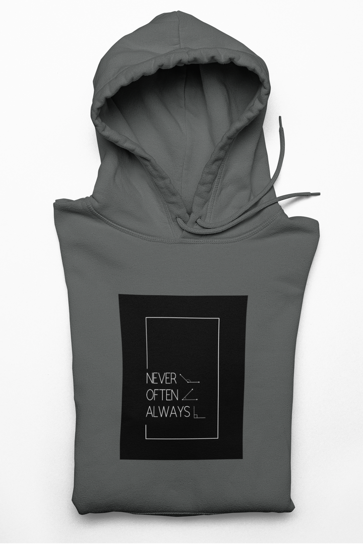 Geometric Puns College Hoodie for Women
