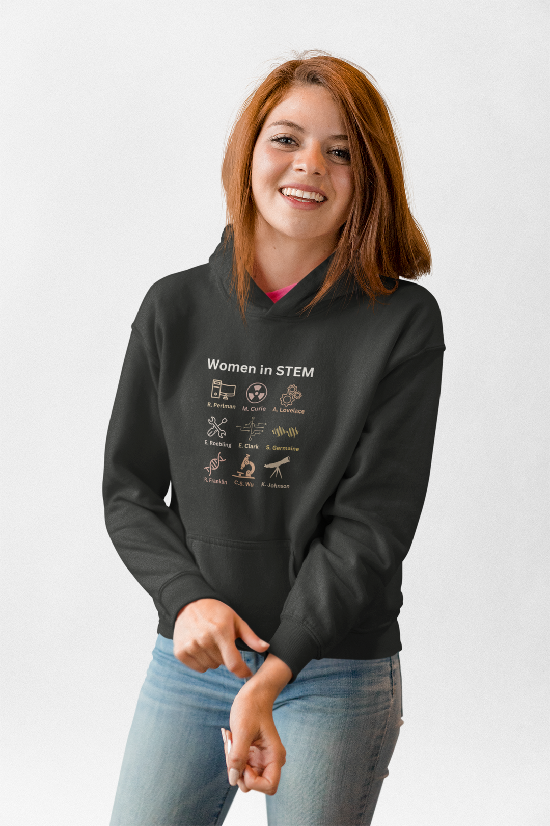 Pioneering Women in STEM Hoodie for Women