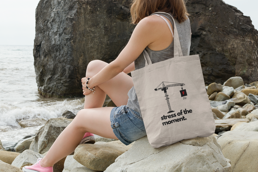 Canvas Tote Bag - Structural Engineering Stress Relief Design