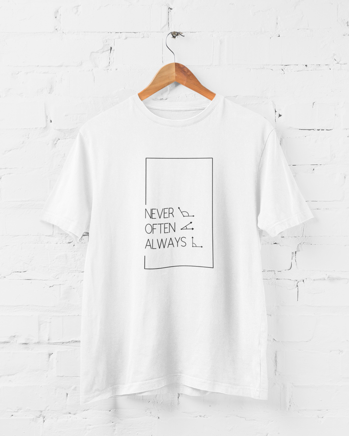 Geometric Pun T-Shirt Light Rarely Obtuse Often Acute Always Right