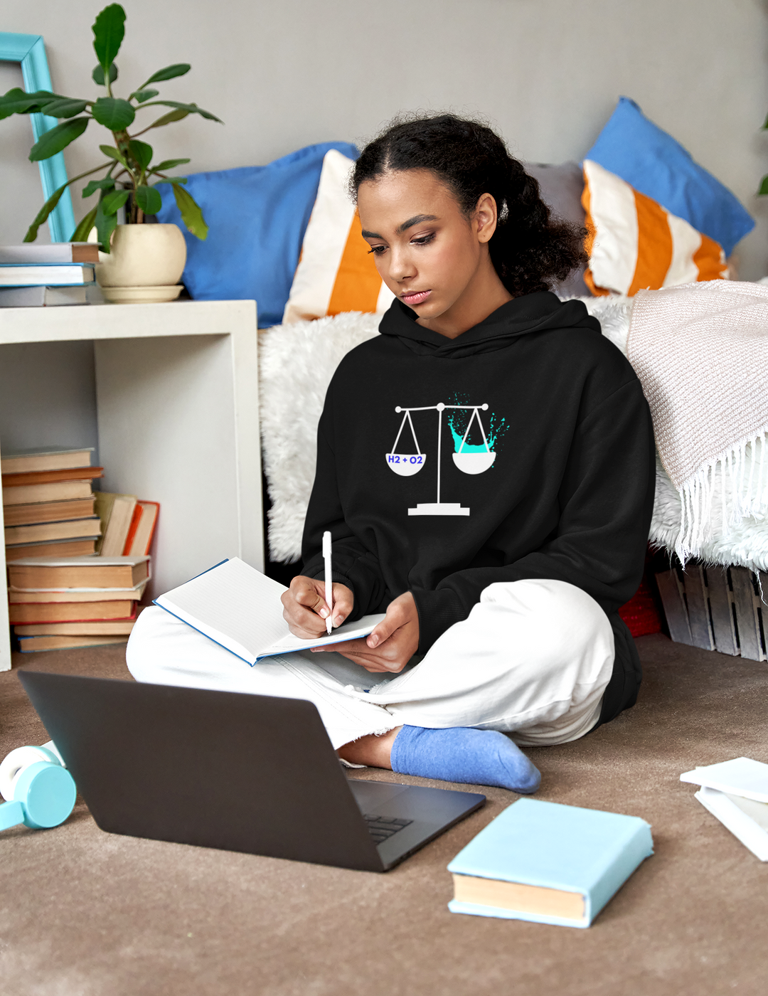 Chemistry Pun Hoodie: A Balanced Equation
