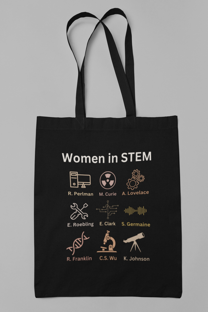 Tote Bag celebrating women in stem