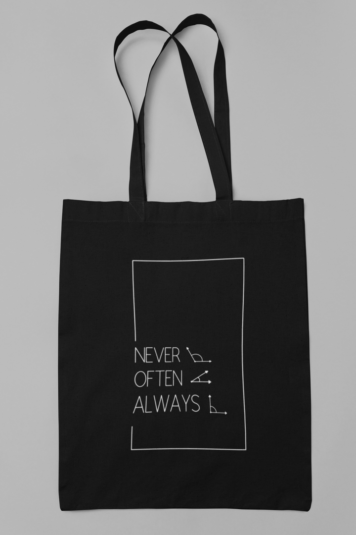 Rarely Obtuse. Often Acute. Always Right. Tote.