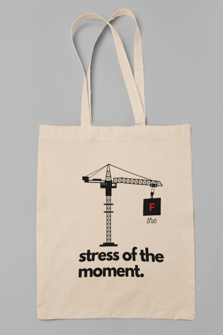 Canvas Tote Bag - Structural Engineering Stress Relief Design