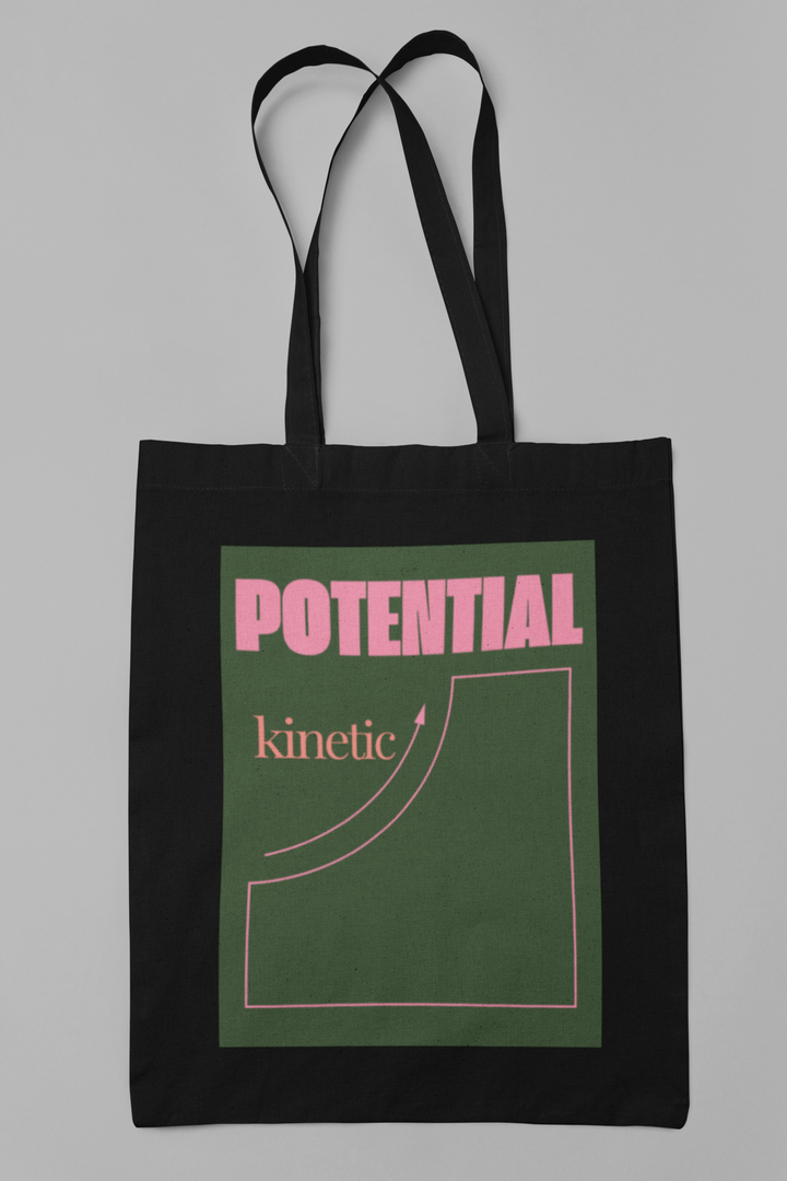 Tote Bag - Physics and Engineering Energy Pun Design - Natural