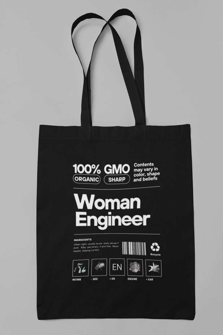Female Engineer Tote Bag