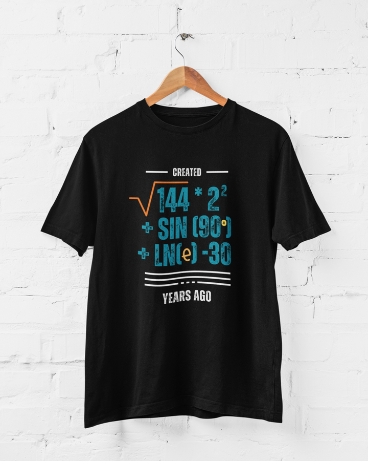 20th Birthday Equation T-Shirt - Unisex Dark