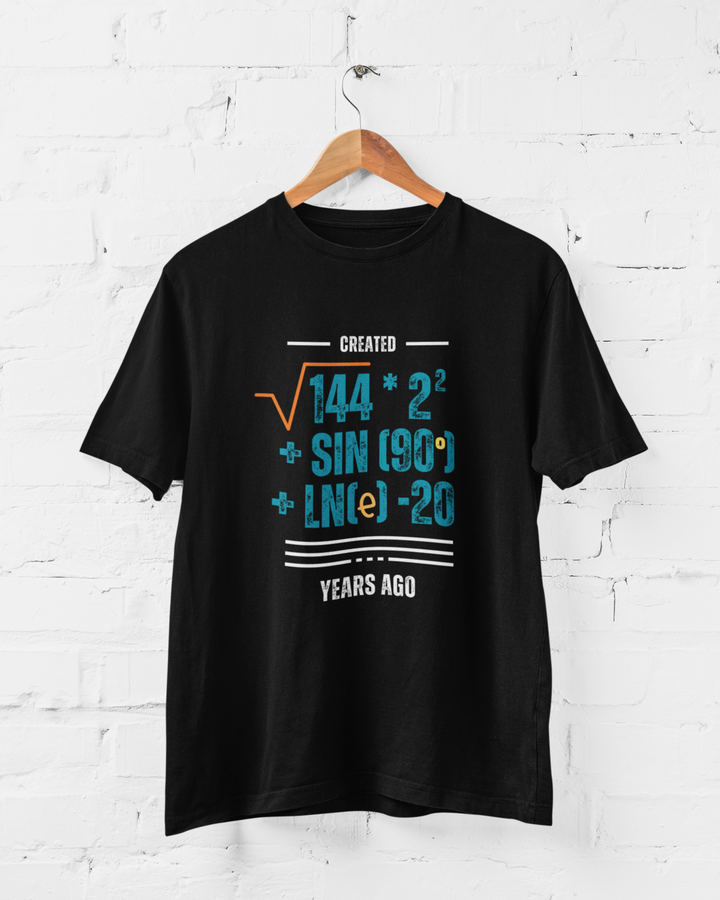 30th Birthday Equation T-Shirt Dark
