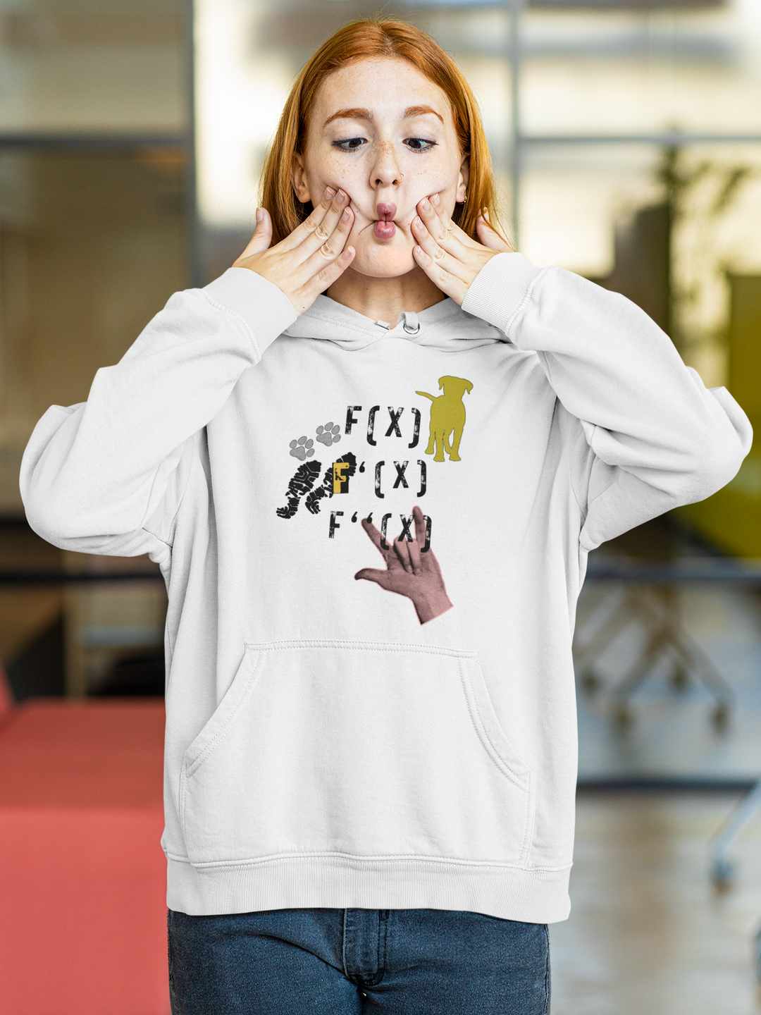 Dog Function Pun Hoodie — Funny College Dog Math Sweatshirt Product vendor