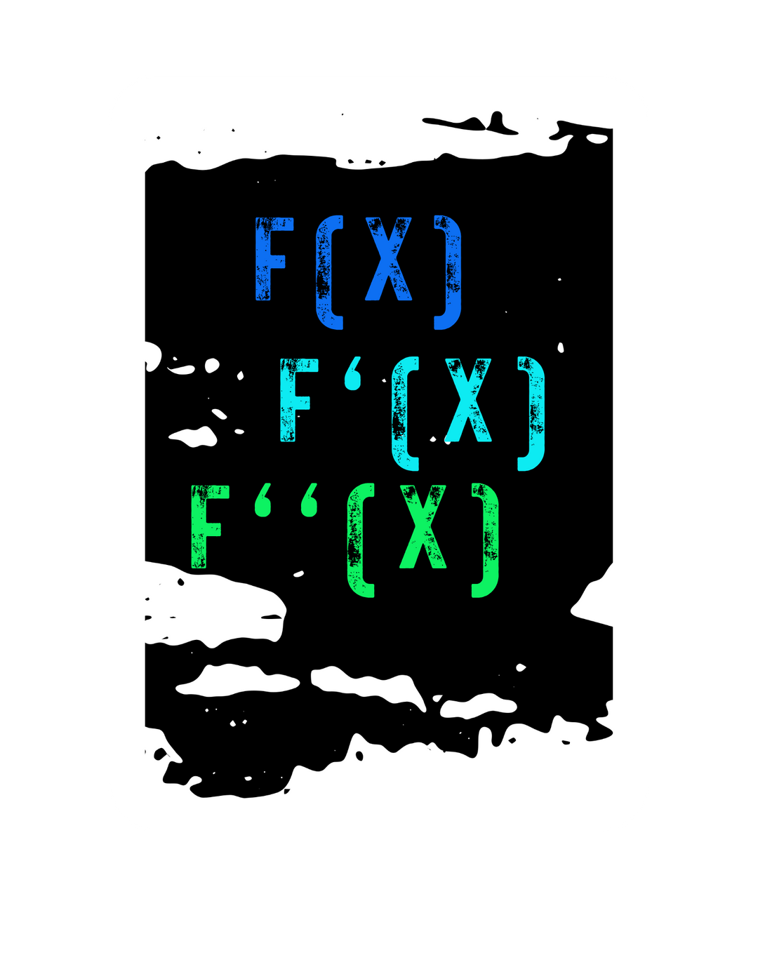 Derivative Sticker Sheet -Math Stickers - Calculus Stickers - STEM Vinyl Stickers - Math Teacher Gift - Math Nerd Gift - Color Derivative Designs Product vendor