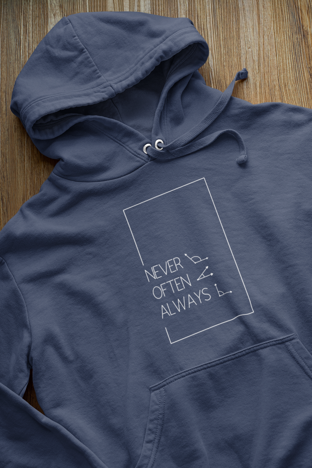 Black Geometric Puns College Hoodie for Women Product vendor