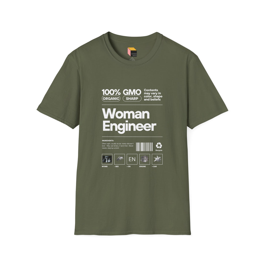 Women Engineer Pun T-Shirt - Unisex Softstyle