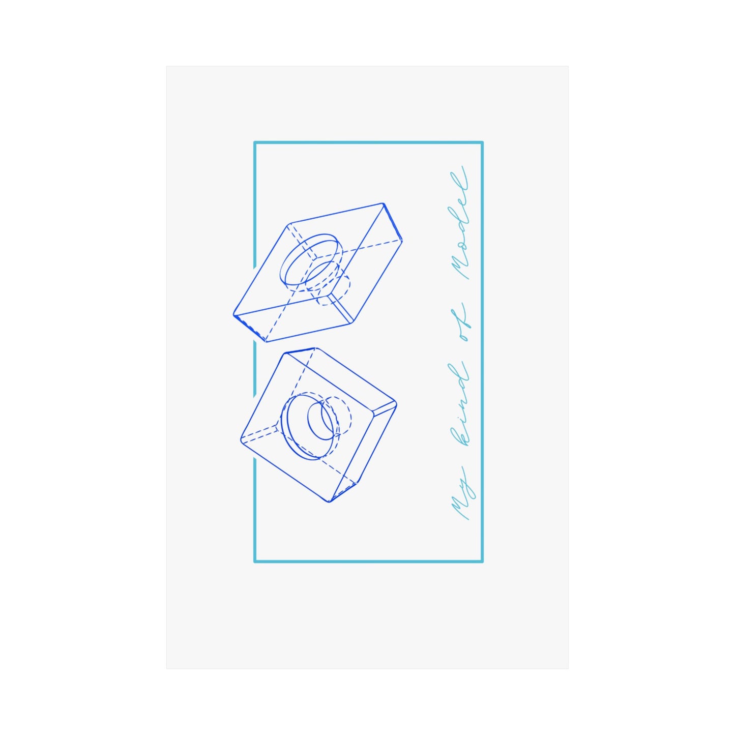 White Vertical Posters - Pun for Mechanical Engineer and 3D CAD Designers