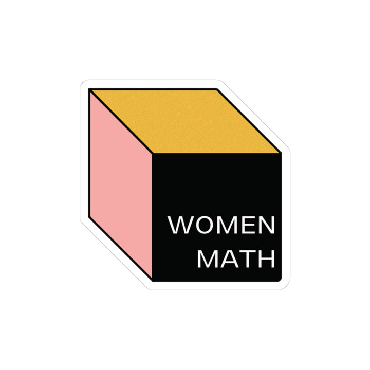 Women Math Logo Stickers