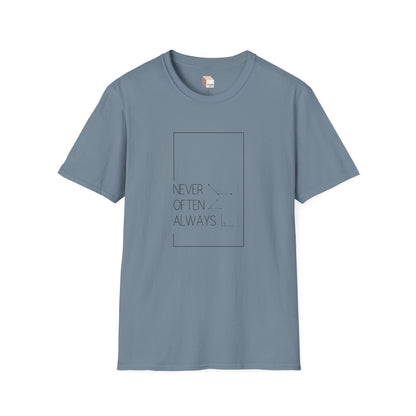 Geometric Pun T-Shirt Light Rarely Obtuse Often Acute Always Right