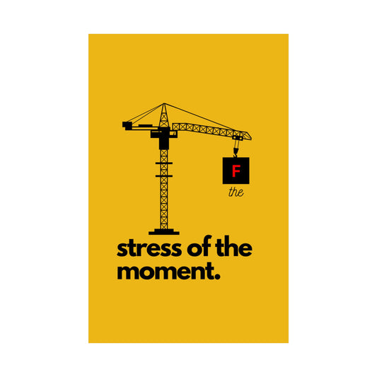 Yellow Vertical Poster - Structural Engineering Pun
