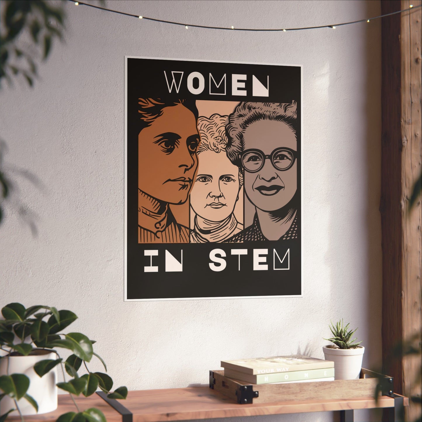 STEM Women Vertical Poster