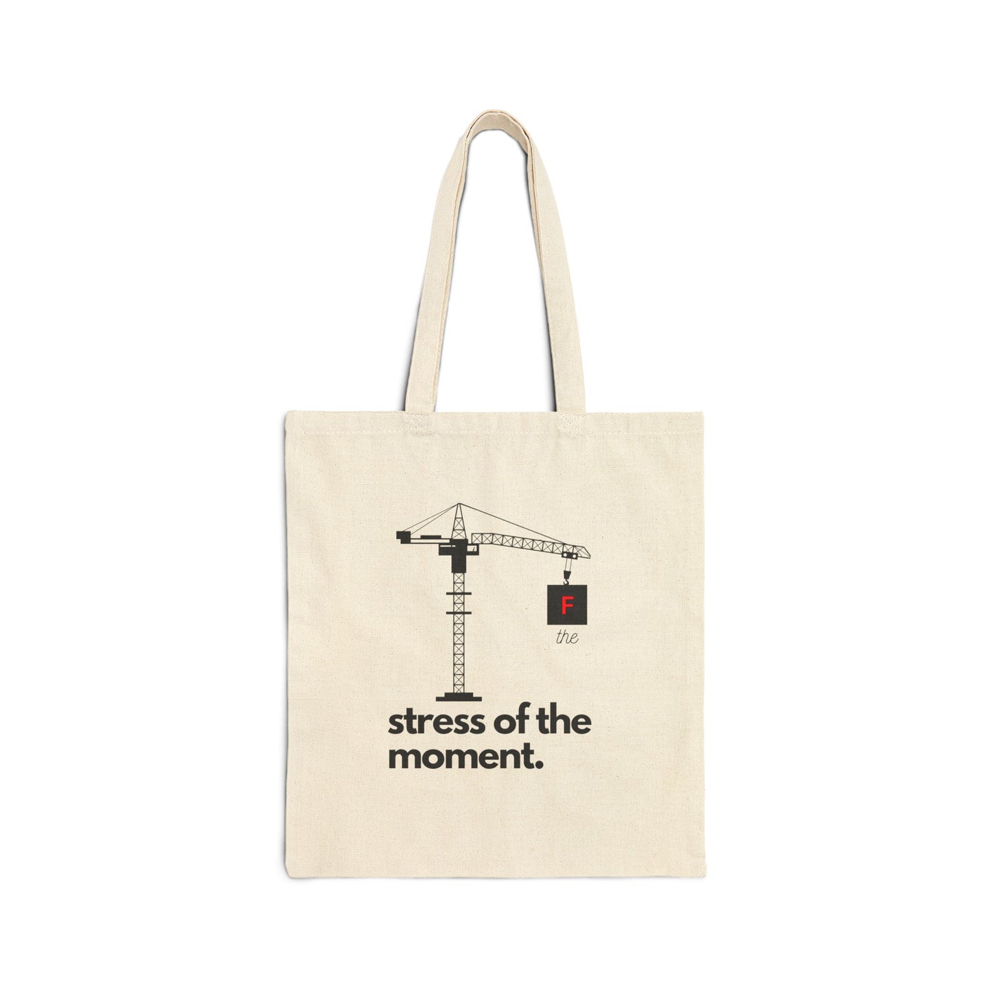 Canvas Tote Bag - Structural Engineering Stress Relief Design