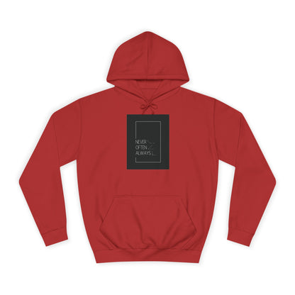 Geometric Puns College Hoodie for Women