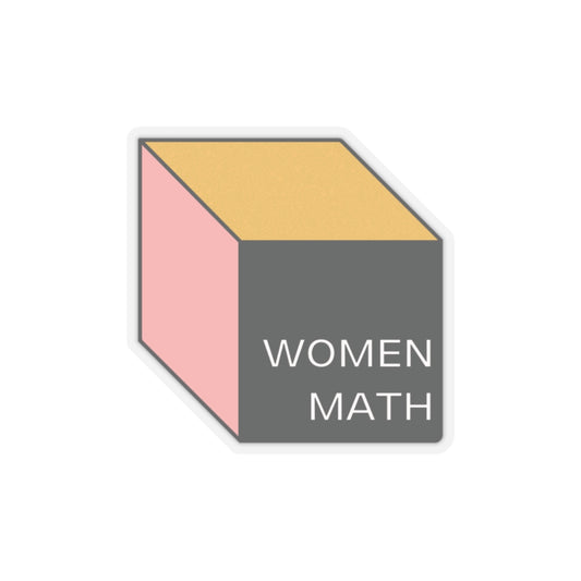 Women Math Logo Stickers