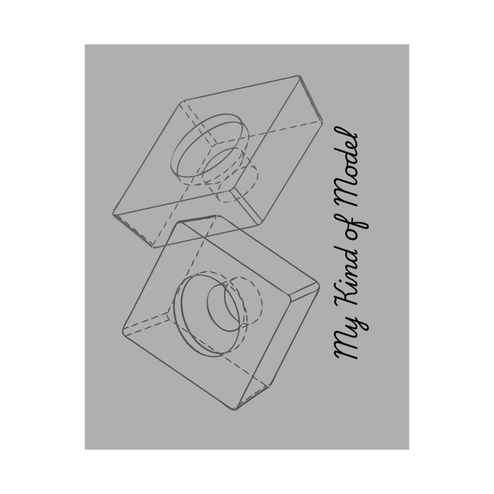 Gray Vertical Posters - Pun for Mechanical Engineer and 3D CAD Designers Product vendor