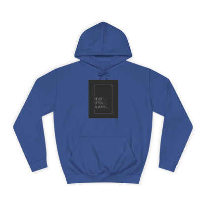 Geometric Puns College Hoodie for Women