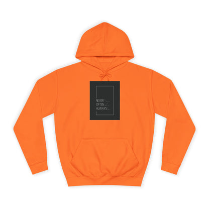 Geometric Puns College Hoodie for Women