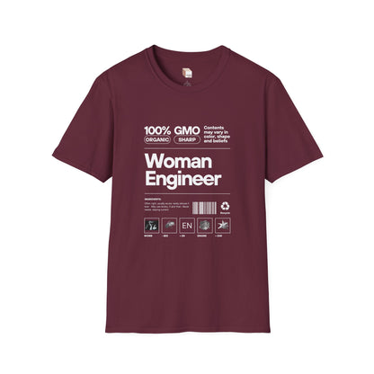 Women Engineer Pun T-Shirt - Unisex Softstyle