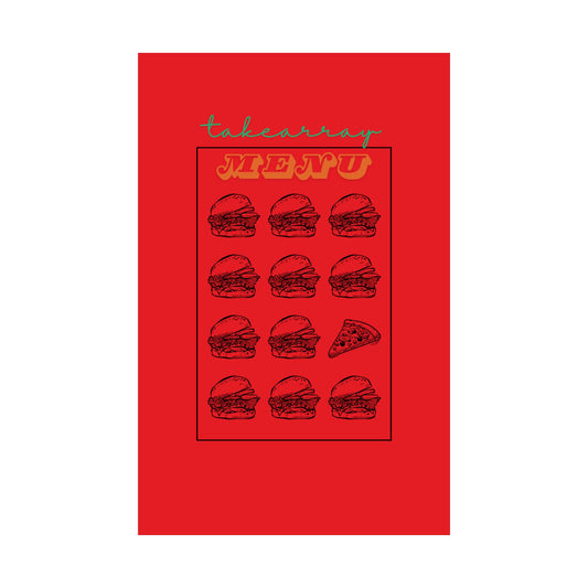 Red Array Math Pun Poster