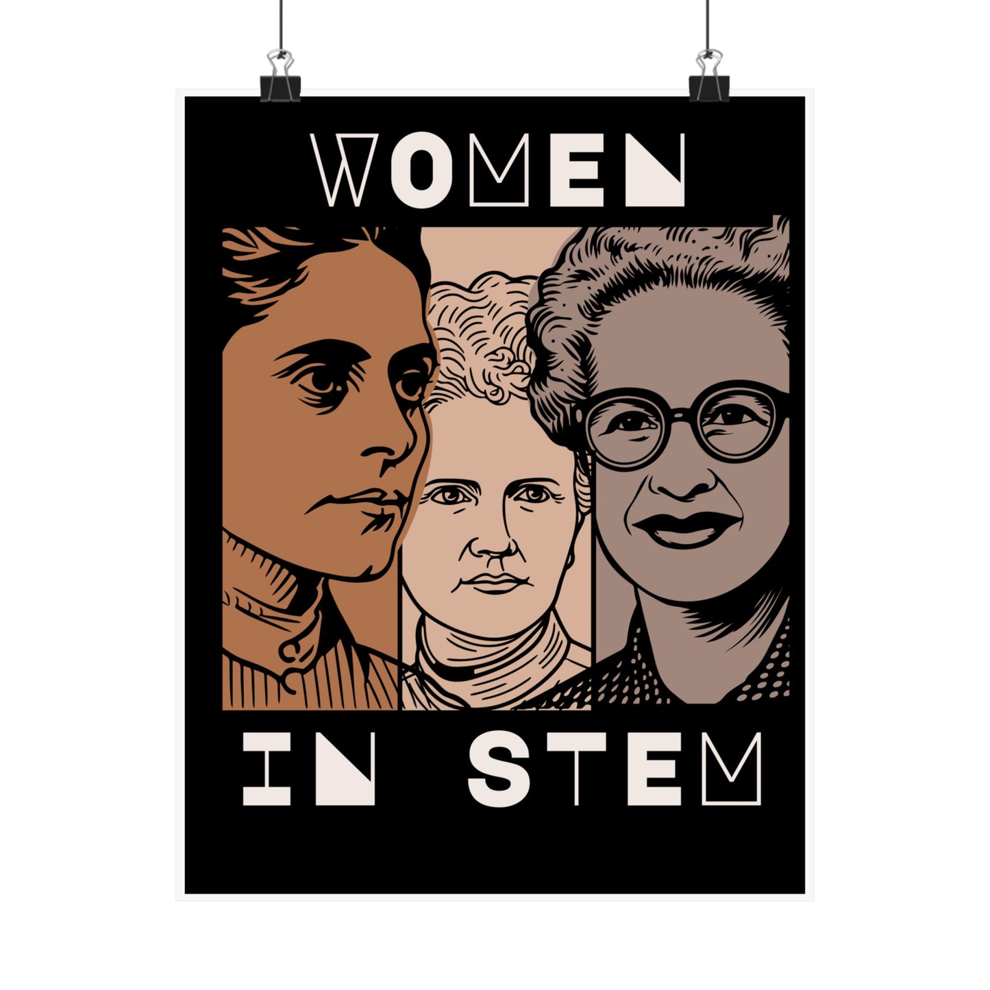 STEM Women Vertical Poster