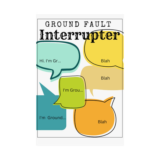 Poster - GFI Pun for Engineers and Technicians