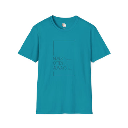 Geometric Pun T-Shirt Light Rarely Obtuse Often Acute Always Right