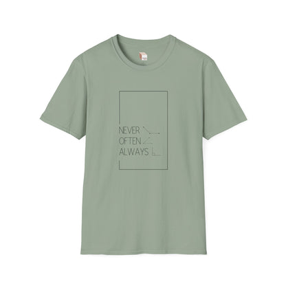 Geometric Pun T-Shirt Light Rarely Obtuse Often Acute Always Right