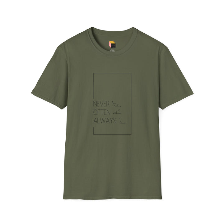 Geometric Pun T-Shirt Light Rarely Obtuse Often Acute Always Right