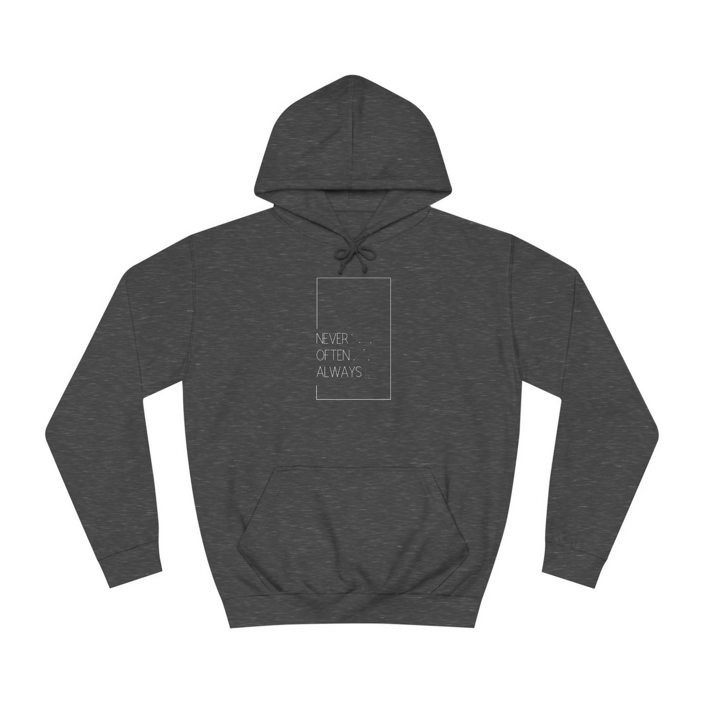 Black Geometric Puns College Hoodie for Women - Stylish and Comfy Winter Wear