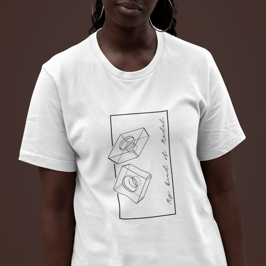 3D Model Pun. Engineer's T-Shirt - colored tees