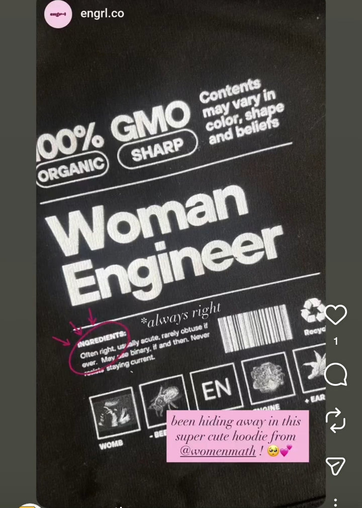 Product packaging with text and graphics on a smartphone screen