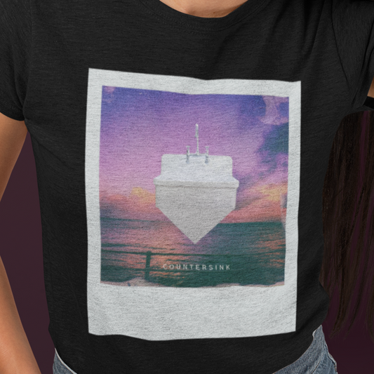 Countersink. A Mechanic's Pun Tee.
